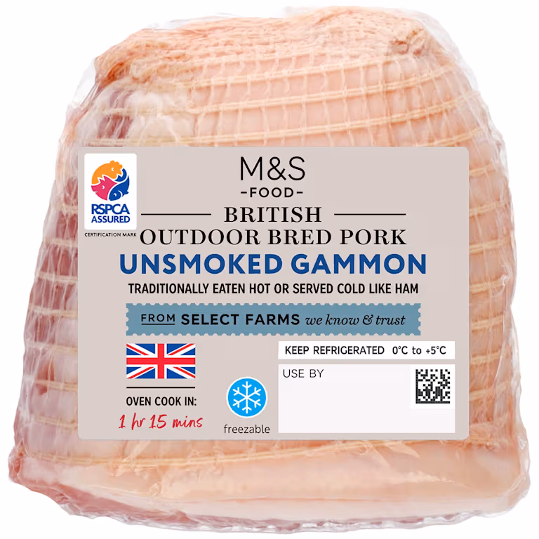 M&S British Outdoor Bred Pork Unsmoked Gammon
