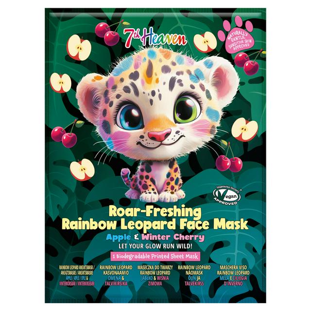 7th Heaven Roar Freshing Rainbow Leopard Face Mask