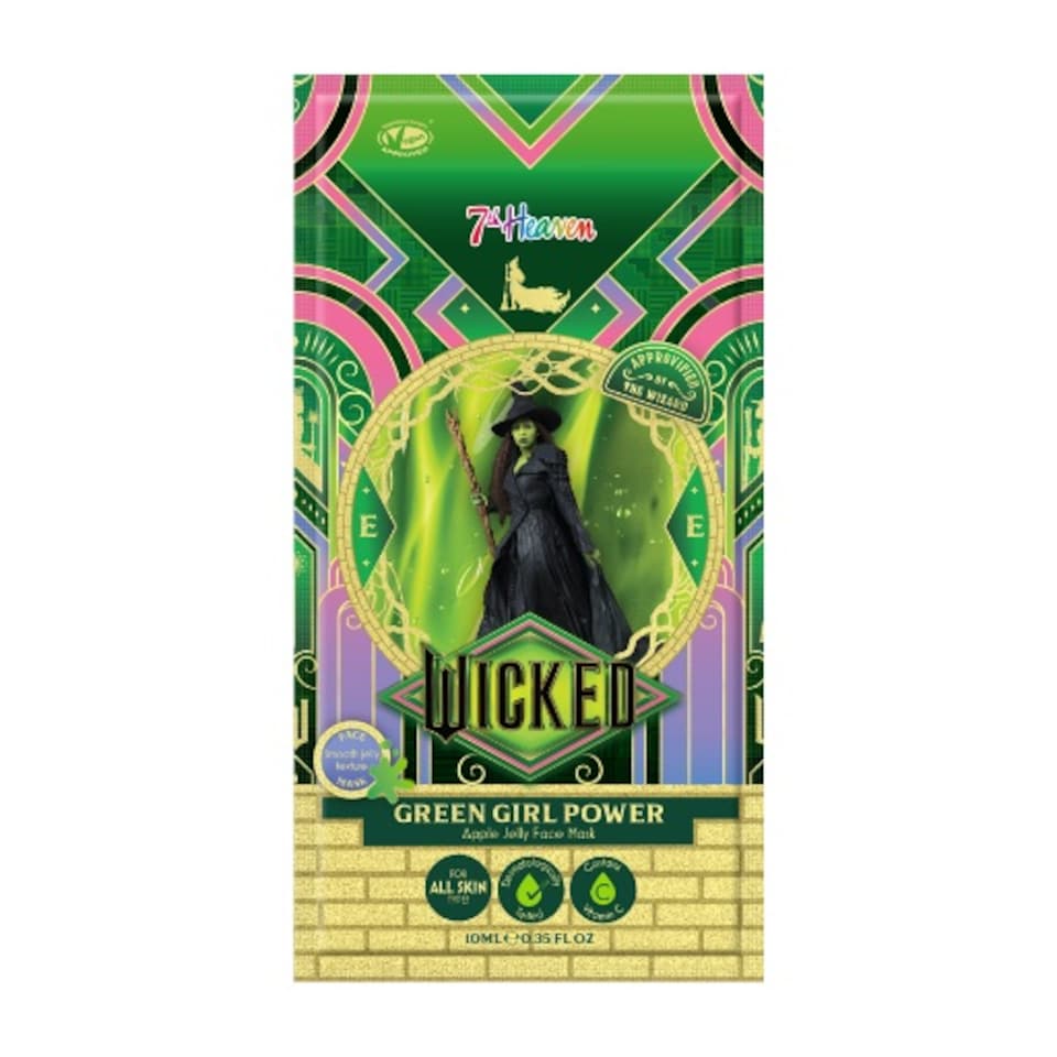 7H Wicked Green Girl Power Apple Jelly Mask
