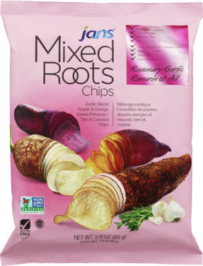 Jans Mixed Roots Chips Rosemary Garlic