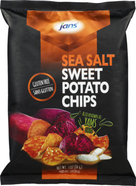 Jans Sweet Potato Chips Sea Salt