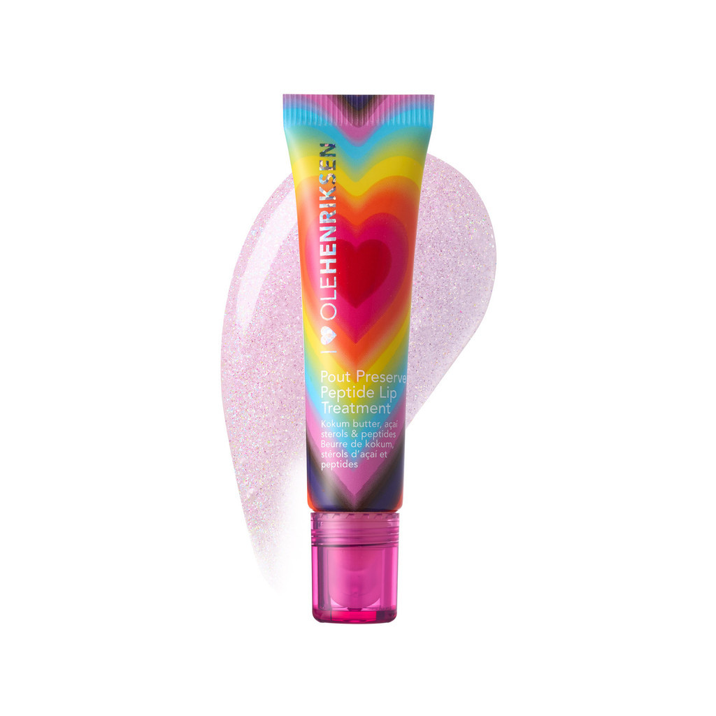 Ole Henriksen Pout Preserve Peptide Lip Treatment Glimmers Pride Rainbow Holographic Glimmer