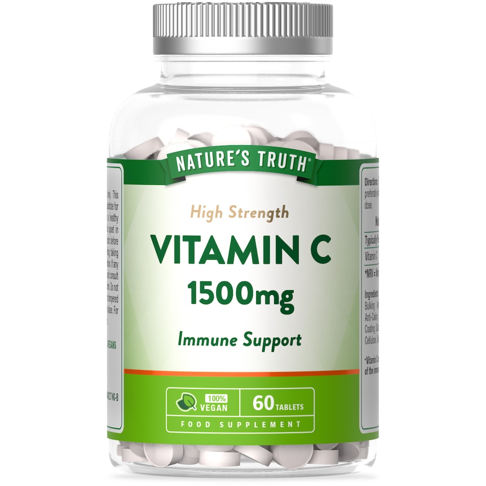 Vitamin C 1500 mg | 60 Tablets | Nature's Truth