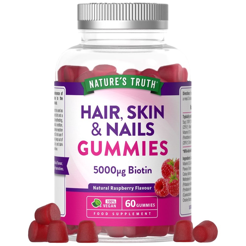 Hair Skin and Nails Complex | 60 Gummies | Nature's Truth