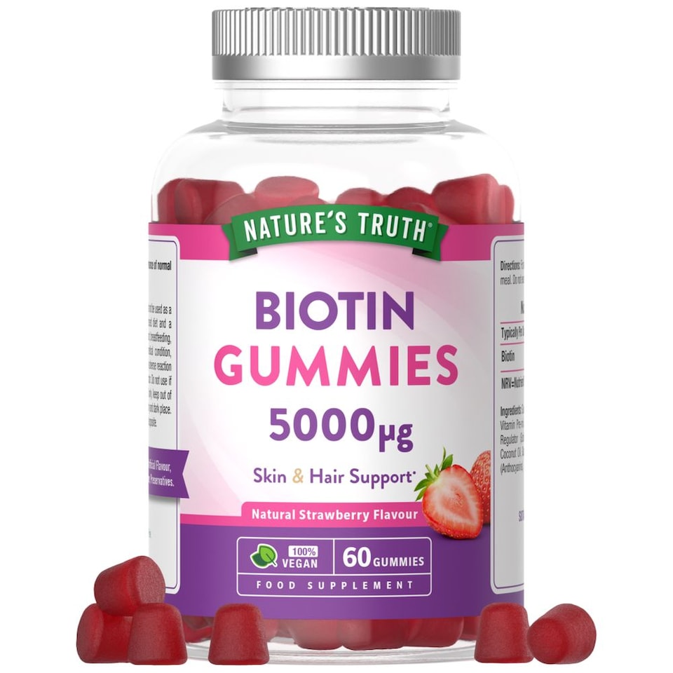 Biotin 5000 ug | 60 Gummies | Nature's Truth
