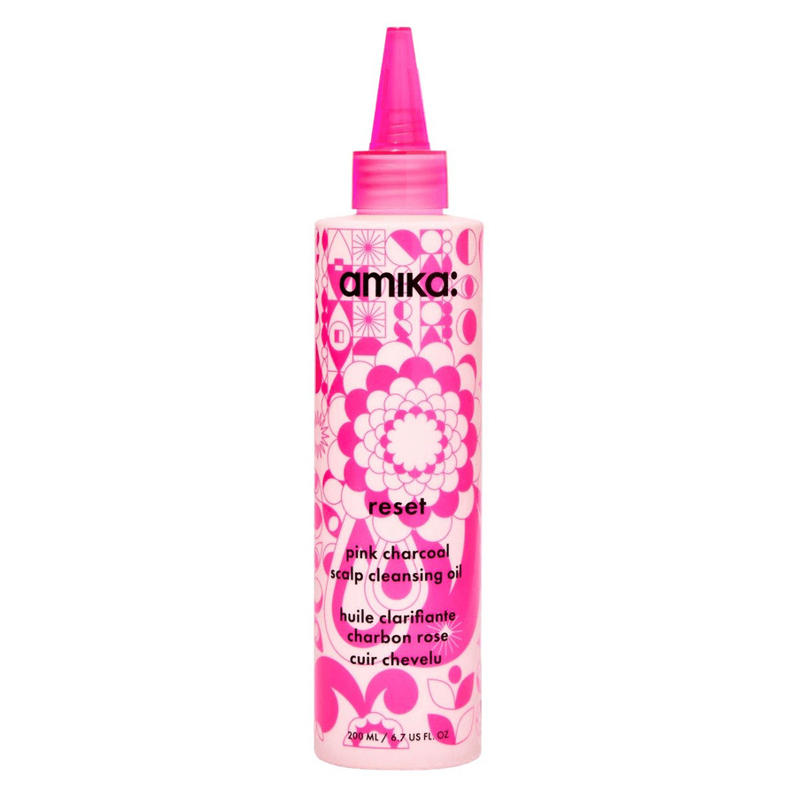 Amika Reset Pink Charcoal Scalp Cleansing Oil 200ml