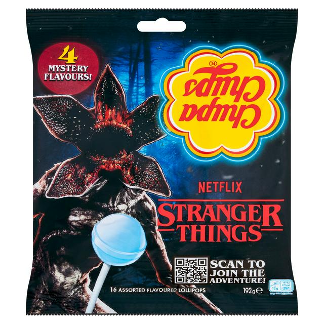 Chupa Chups Netflix Stranger Things Assorted Flavoured Lollipops x16 192g