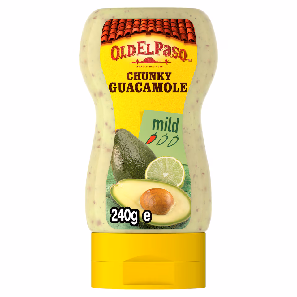 Old El Paso Squeezy Chunky Guacamole 240G