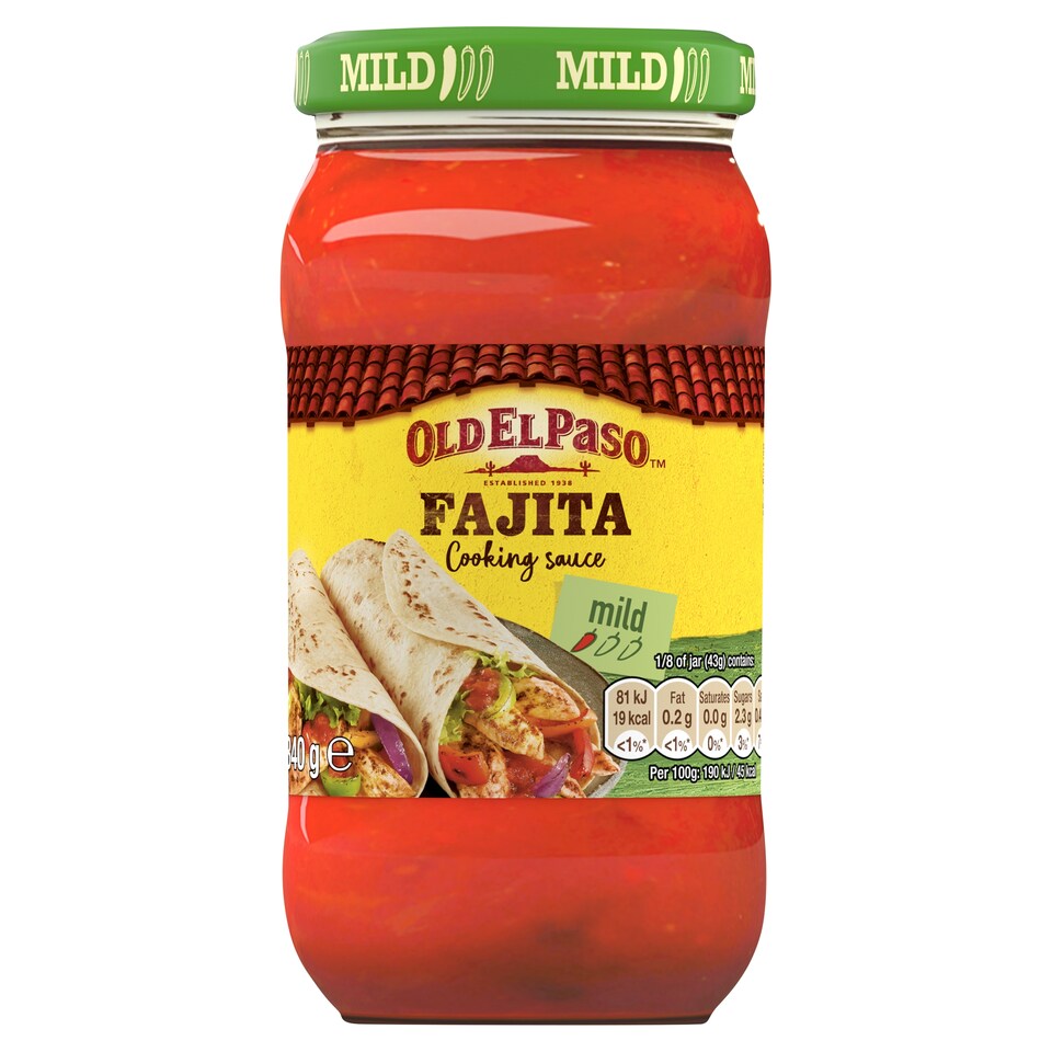 Old El Paso Mild Fajita Cooking Sauce 340g