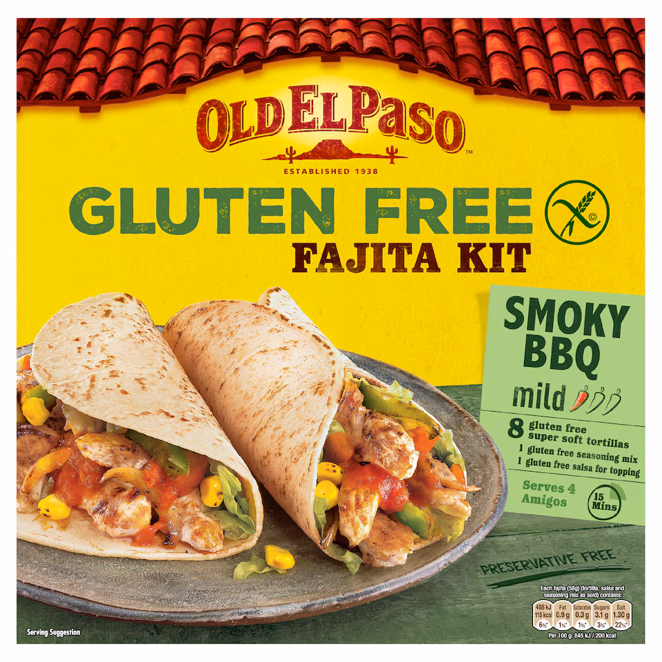 Old El Paso Gluten Free Fajita Kit 462G