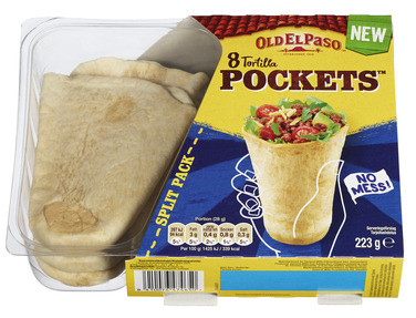 Old El Paso Tortilla Pockets 4x223g