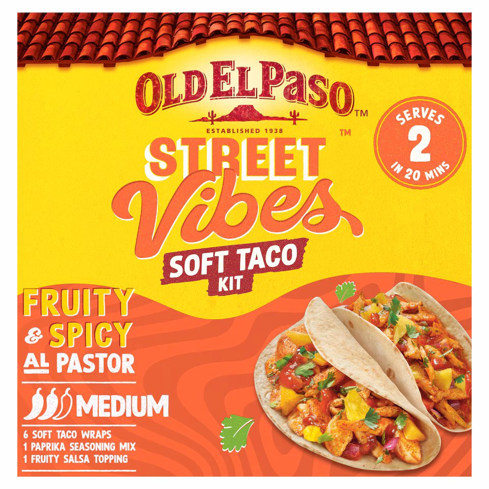 Old El Paso Street Vibes Soft Taco Kit - Al Pastor 257g