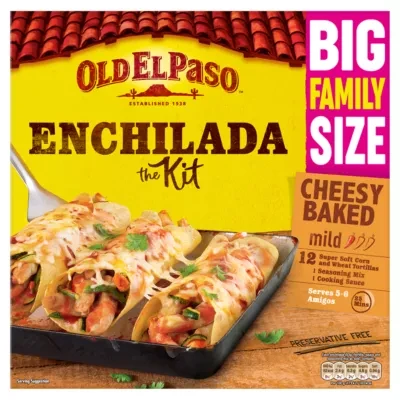 Old El Paso Family Pack Cheesy Baked Enchilada Kit 995g