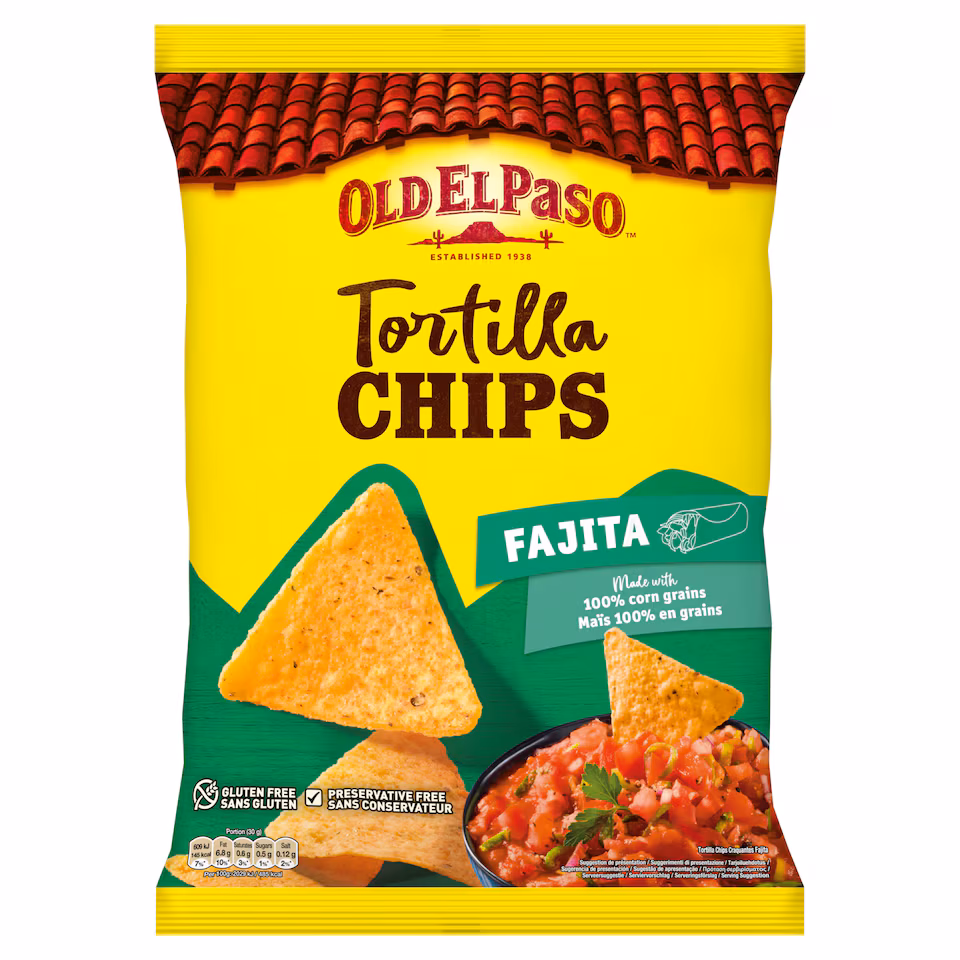 Old El Paso Tortilla Chips - Fajita 185g