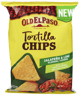 Old El Paso Jalapeno & Lime Tortilla Chips 170g