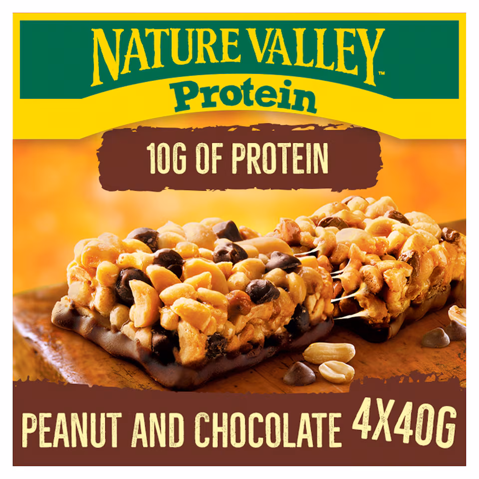 Nature Valley Protein Peanut & Chocolate Bars 4 x 40g