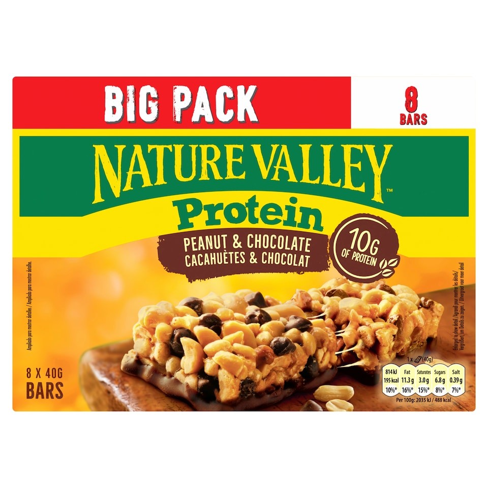 Nature Valley Protein Peanut and Chocolate 8x 40g