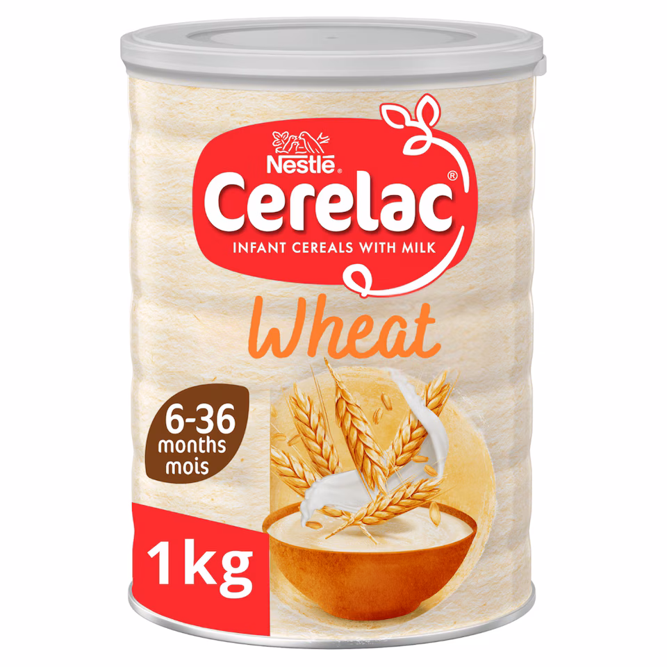 Cerelac Infant Cereals With Milk Wheat 6+ Months 1kg