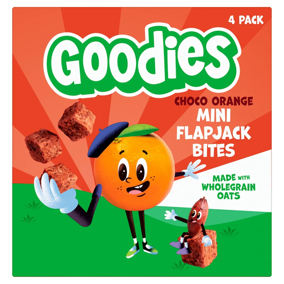 Goodies Choco Orange Mini Flapjack Bites 4x23g