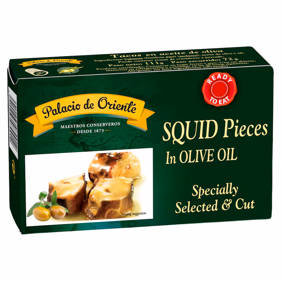 Palacio Oriente Squid Pieces In Olive Oil 111G