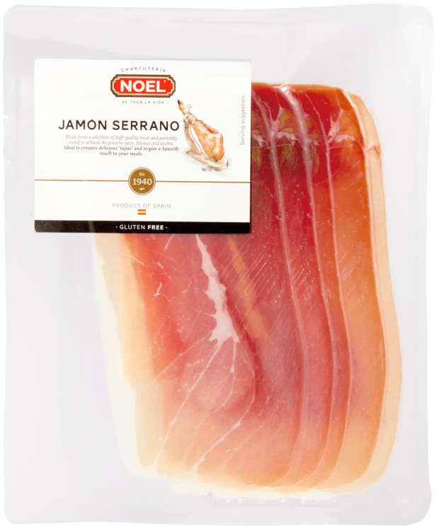 Serrano Skinke skivet 70g Noel