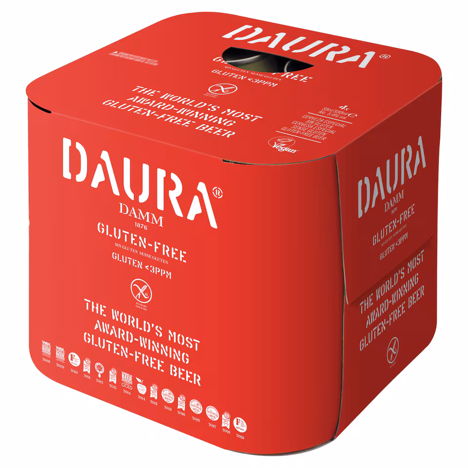 Daura Damm Gluten Free Beer 4 x 330ml
