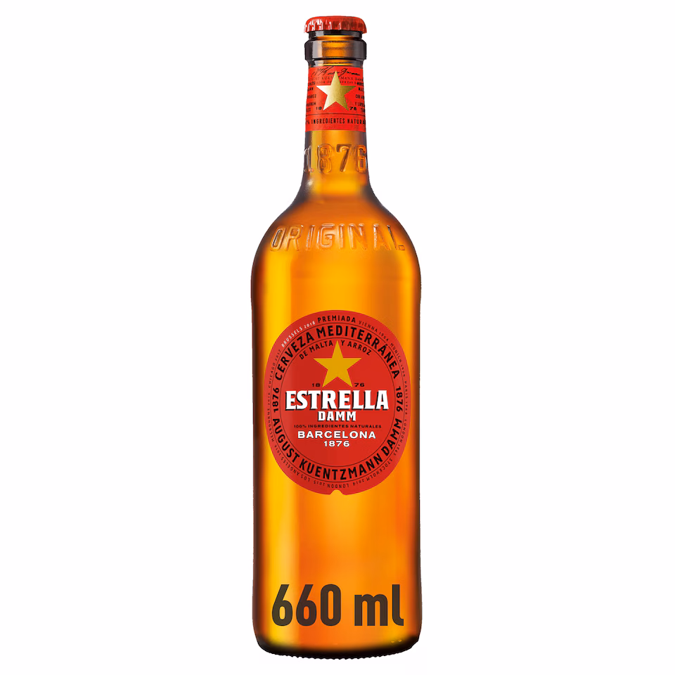 Estrella Damm Beer 660Ml