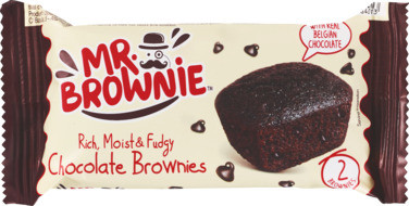 Mr Brownie Chocolate Brownies 50g
