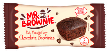 Mr Brownie Chocolate Brownies 50g