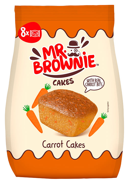 Carrot Cakes 200g Mr Brownie