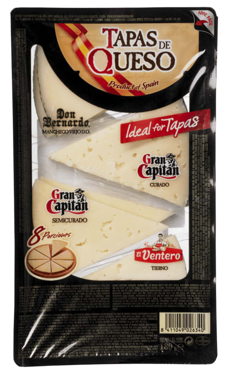 Ostebrett Tapas Queso 180g Forlasa