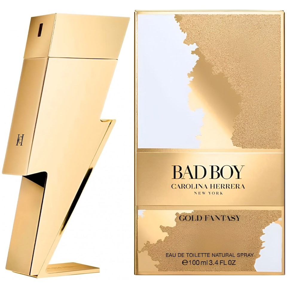 Carolina Herrera Bad Boy Gold Fantasy Eau De Toilette 100ml | Yellow | Multi | 100 ml