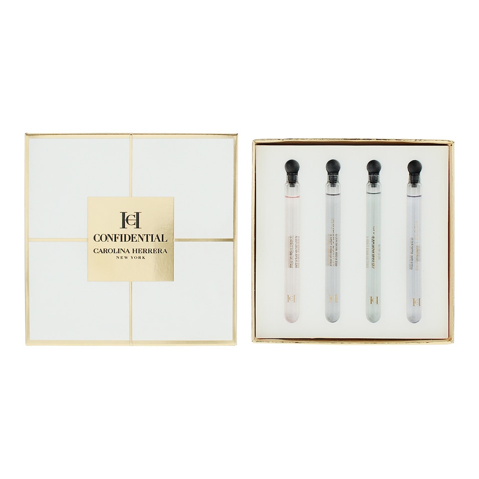 Carolina Herrera Confidential 4 Piece Mini Gift Set 4ml