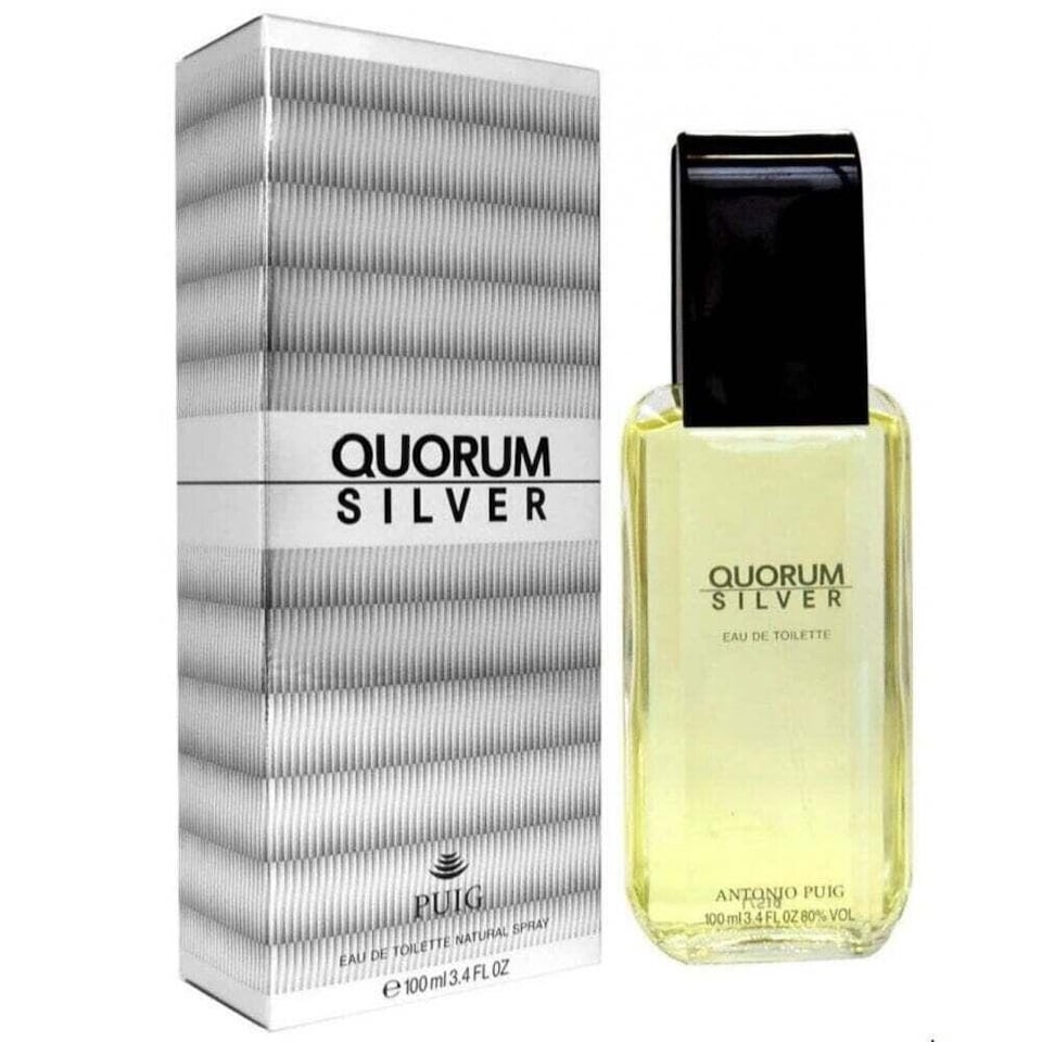 Puig Quorum Silver Mens EDT 100ml Fragrance