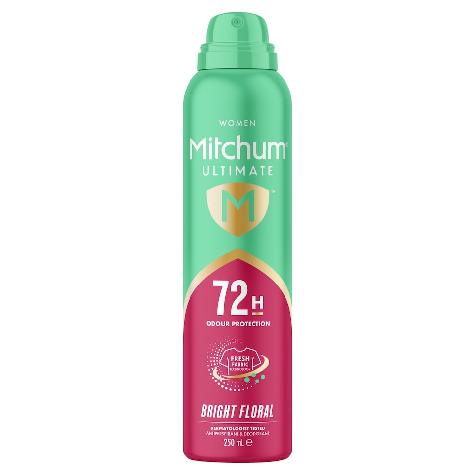 Mitchum Ultimate 72H Bright Floral Anti Perspirant & Deodorant 250ml