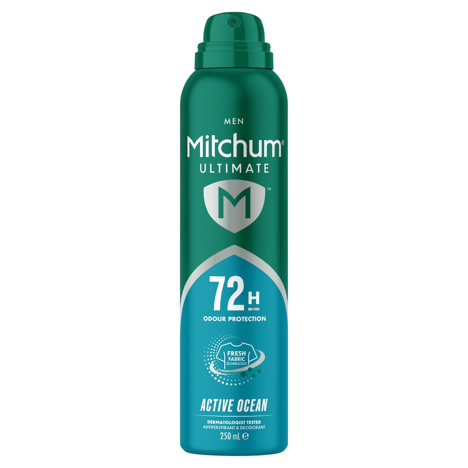 Mitchum Men Ultimate 72H Active Ocean Anti Perspirant & Deodorant 250ml