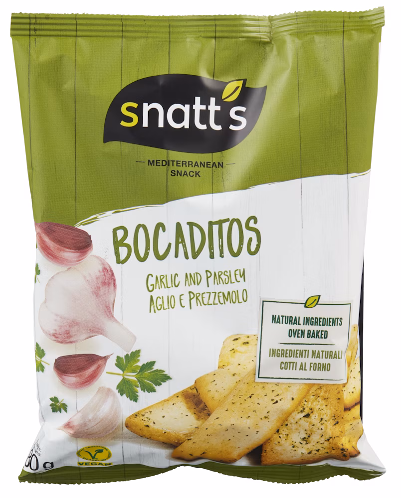 Brødsnacks Hvitløk og Persille, 80 g