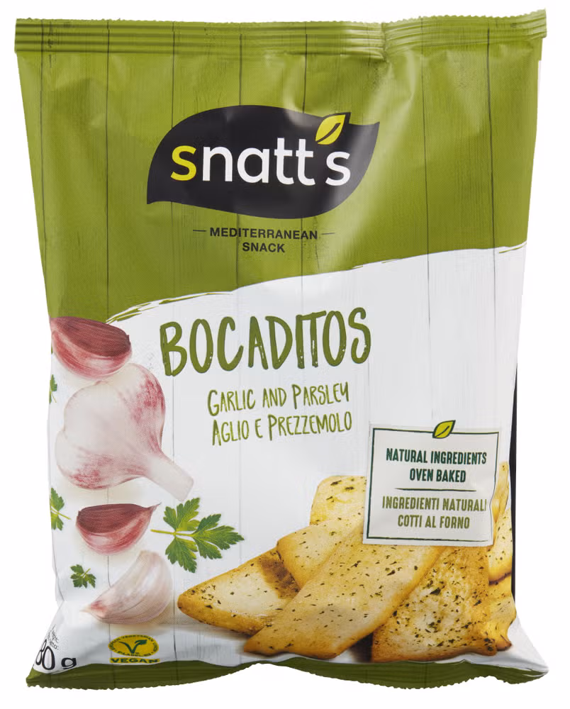 Brødsnacks Hvitløk og Persille, 80 g