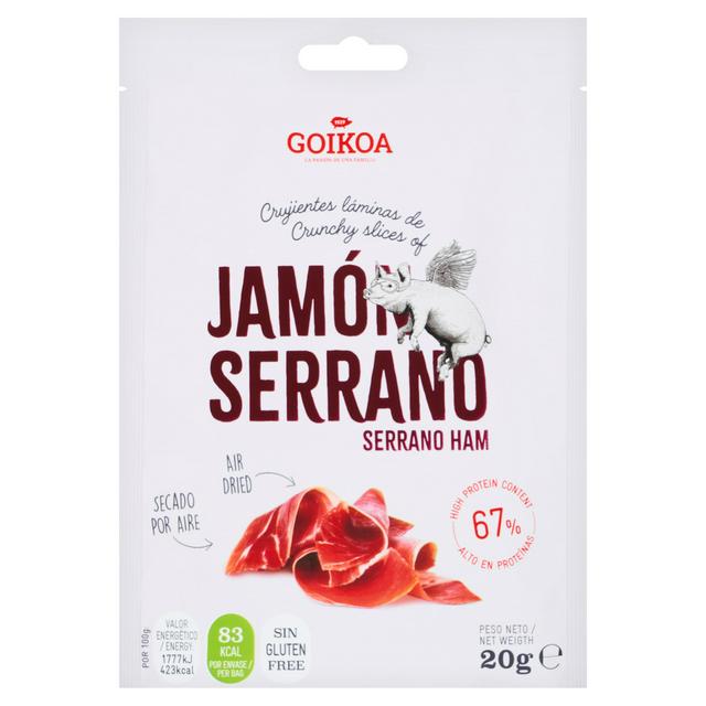 Goikoa Crunchy Slices of Serrano Ham 20g