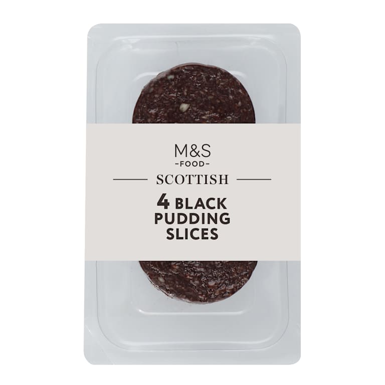 M&S 4 Black Pudding Slices