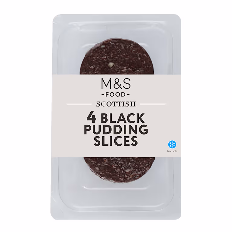 M&S 4 Black Pudding Slices