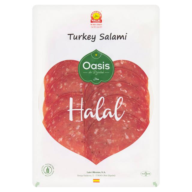 L'Oasis de Djerba Halal Turkey Salami 80g