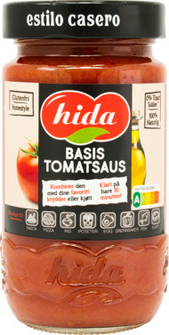 Tomatsaus 0% Tilsatt Sukker 350 Gr Hida