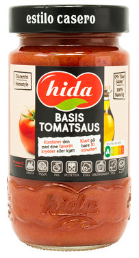 Tomatsaus 0% Tilsatt Sukker 350 Gr Hida