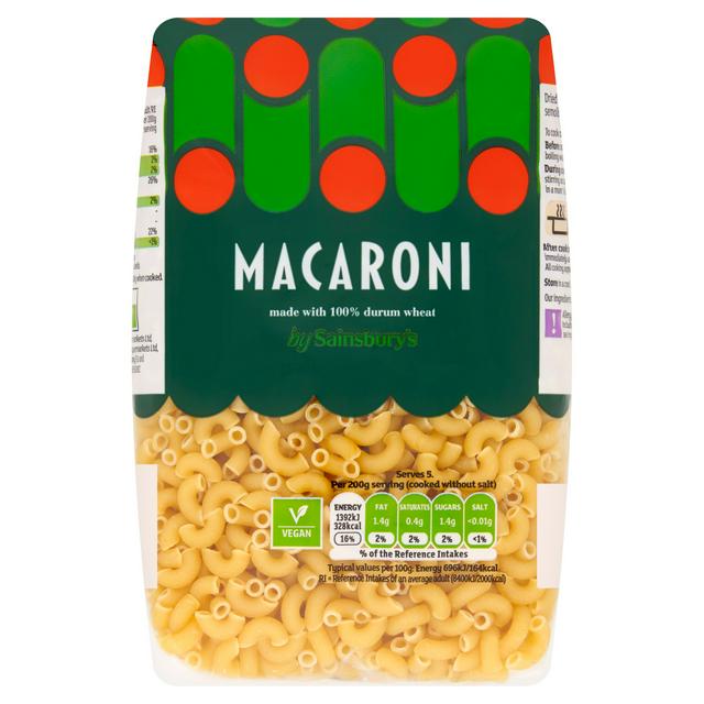 Sainsbury's Macaroni Pasta 500g