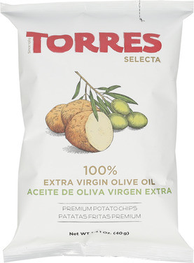 Chips Xv Olivenolje 40g Torres Patatas Fritas