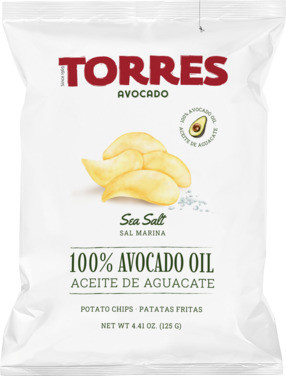 Chips Seasalt Avocado Oil 125g Torres Patatas Fritas
