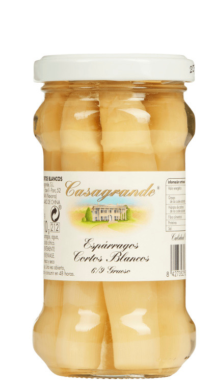 Asparges Hvit 185g Casagrande