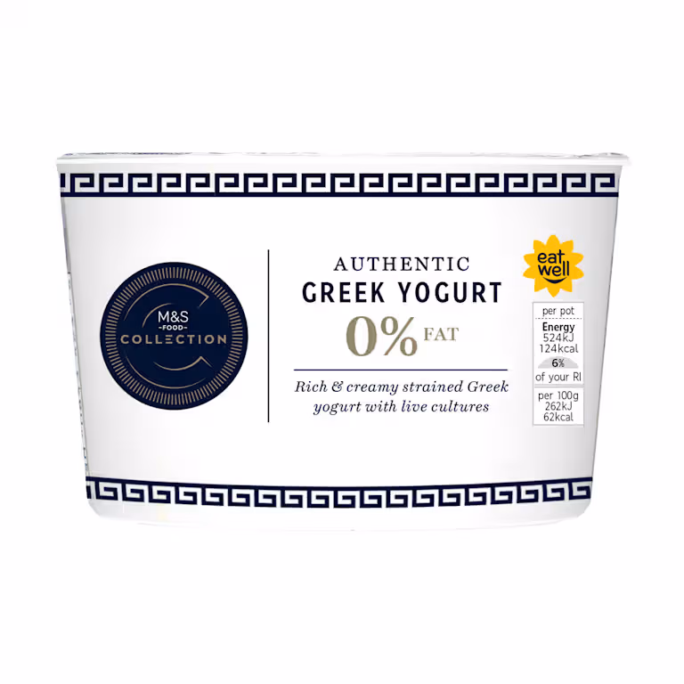 M&S Authentic Greek Yogurt 0% Fat