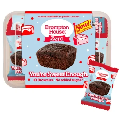 Brompton House Zero Brownies 10 x 20g (200g)